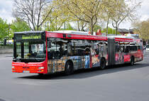 MAN NG 313 Lion`s City der Stadtwerke Bonn, BN-SW 4375 am Bonner Hauptbahnhof - 19.04.2012