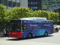 SBC Chur - Nr. 17/GR 97'517 - Otokar/Gpbus am 17. Mai 2012 beim Bahnhof Chur (mit Vollwerbung fr  Plessurpower )