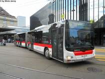 St.Gallerbus Nr. 299 (MAN Lion's City A23 GXL) am 4.5.2012 beim Bhf. St.Gallen.
