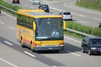 Setra 315 GT-HD de la maison Grindelwaldbus photographi le 27.05.2012 sur l'autoroute Zurich - Berne
