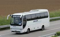 Temsa de la maison Odier Excursions photographi� le 27-052012 sue l'autoroute Berne - Zurich