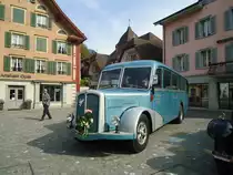 Schneider, Ermenswil - SG 260'021 - Saurer/Lauber am 27. Mai 2012 in Sarnen, Oldtimer in Obwalden