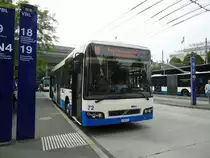 VBL Luzern - Nr. 72/LU 250'371 - Volvo am 27. Mai 2012 beim Bahnhof Luzern