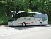 Mercedes Benz Tourismo de la maison Vuagniaux photographi� le 31.05.2012 � proximit� de la B�rengraben � Berne