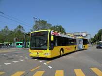 Mercedes Citaro der AAGL mit der Betriebsnummer 93 hilft beim Tramersatz auf der Linie 14 aus. Hier fhrt der Wagen zur Haltestelle St. Jakob. Die Aufnahme stammt vom 30.05.2012.