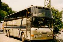 Aus dem Archiv: Lahti 471 Golden Eagle auf Basis Scania  de graa busser , finnischer Aufbauer, Juli 1995 Heidelberg