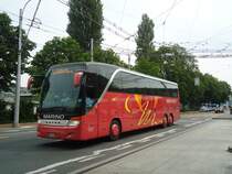 Aus Italien: Marino, Altamura - DV-884 DC - Setra am 27. Mai 2012 beim Bahnhof Luzern
