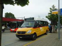 PostAuto Ostschweiz + AOT Amriswil - Nr. 21/TG 158'103 - Mercedes am 27. Mai 2012 beim Bahnhof Amriswil