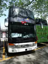 Setra 421 DT de la maison Eurobus (EW29) photographi� le 31.05.2012 � Bern