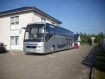 Volvo 9900 von Feuerer aus Deutschland im Gewerbegebiet Sassnitz am 28.05.2012