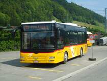 PostAuto Bern - BE 653'383 - MAN am 28. Mai 2012 beim Bahnhof Reichenbach