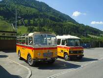 Schmid, Thrishaus - Nr. 9/BE 26'105 - Saurer/R&J (ex Geiger, Adelboden Nr. 9) am 28. Mai 2012 beim Bahnhof Reichenbach