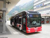 SBC Nr. 9 (MAN A37 Lion's City Hybrid) am 29.5.2012 beim Bhf. Chur.