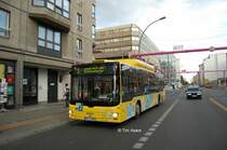 Wagen 1487 (MAN NL200 H / MAN EN06) im Juni 2012 auf der Linie 9 der Langen Nacht der Wissenschaften am U-Bahnhof Mohrenstrae.