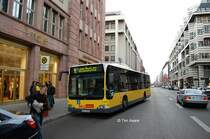 Wagen 1624 (MB Citaro O530 / MB EN06) im Juni 2012 auf der Linie 9 der Langen Nacht der Wissenschaften an der Haltestelle Friedrichstrae/ Taubenstrae.