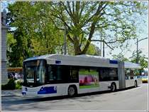 In den Strassen von Lausanne sind mehrer solcher Trolleybusse anzutreffen.  26.05.2012