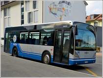 VanHool New A 308 aufgenommen am Bahnhof in Blonay am 27.05.2012.