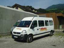 Aus Tschechien: CSAD Tisnov - 7B8 2851 - Opel (ex Dillier, Sarnen Nr. 92) am 2. Juni 2012 in Sarnen, Garage Dillier