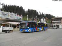 Pfosi/Arosa Bus Nr. 7 ''Mylne'' (Mercedes CitaroII O530) am 29.5.2012 beim Bhf. Arosa.