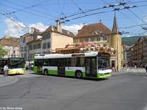 TN Nr. 212 (Volvo 7700) am 30.5.2012 beim Place Pury