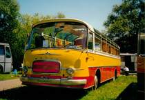 Aus dem Archiv: Setra S 12  Stallit , Setra Veteranen-Club Treffen in Ulm, Juni 2000 
