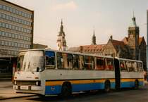 Aus dem Archiv: Ikarus 280  CVAG , Mrz 1996 Chemnitz