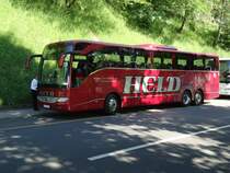 Mercedes Benz Tourismo de la maison Held photographi le 02.06.2012 prs de la Brengraben  Berne