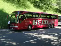 Mercedes Benz Tourismo de la maison Held photographi� le 02.06.2012 pr�s de la B�rengraben � Berne