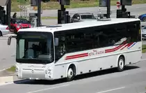 Irisbus de la maison Rottal, en route pour le compte d'Eurobus, photographi� le 02.06.2012 sur l'autoroute pr�s de Berne 