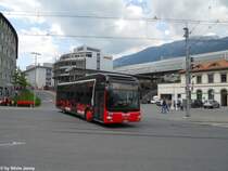 SBC Nr. 13 (MAN A37 Lion's City Hybrid) am 29.5.2012 beim Bhf. Chur