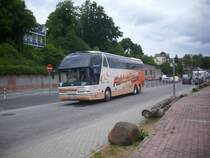 Neoplan Starliner von Fichtenkamm aus Deutschland im Stadthafen Sassnitz am 30.05.2012