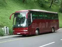 Scania Touring d'une maison polonaise photographi� le 08.06.2012 pr�s de la B�rengraben � Berne