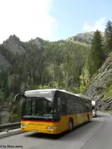 Postauto/Regie Scuol GR 159 303 (Mercedes CitaroII O530LE) am 7.6.2012 zwischen Spiss (A) und Noggels (A) auf der R�ckfahrt von Samnaun nach Scuol.