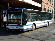 ZVB - Mercedes Citaro Bus Nr.243  SZ 5440 bei der Haltestelle neben dem Bahnhof von Arth-Goldau am 23.02.2008