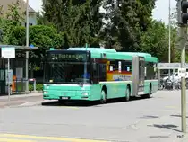 BVB - MAN Nr.756  BS 3256 unterwegs auf der Linie 34 in Bottmingen am 25.05.2012
