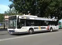 Mercedes Citaro der SWEG an der Endstation in Kleinhningen. Die Aufnahme stamm tvom 21.06.2012.