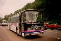 Aus dem Archiv:  Gassert  Bssing mit Emmelmann-Aufbau, Typ 12, Baujahr 1972, Heidelberg Mai 1994