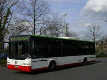 Neoplan der Vestischen , SB 27 von Wanne Eickel nach Marl Mitte �ber Herten Mitte.(15.03.2008) 