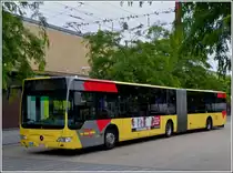 Mercedes-Benz Citaro, des TEC Brabant Wallon, aufgenommen in Br�ssel-Zuid am 25.06.2012.