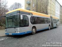 26.02.2008, Wagen 327, als Linie 60, End- / Haltestelle  Lipsiusstra�e 