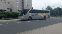 Mercedes Reisebus am Flughafen Hannover, am 19.06.2012.