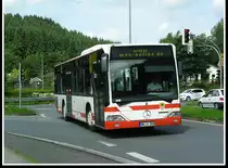 Juni 2012/.. auf Betriebsfahrt ist Wagen 358 - ein Mercedes- Citaro MK - V 358  - er geh�rt zu den M�rkischen Verkehrsbetrieben...