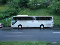 MAN Lion's Coach de la maison Busreisen M�nchen Gmbh photographi� le 02.07.2012 � Berne 