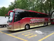 Volvo 9700 de la maison Zurkinden photographi� le 04.07.2012 � Berne 