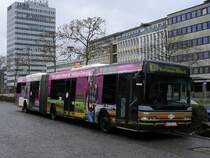 Bogestra Wg. 0161 , Neoplan Gelenkbus , Linie CE 31 von Bochum Hbf. nach Hattingen Mitte S.(16.03.2008)
