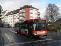 Aktiv-Bus der Linie 3 nach Solit�de in Flensburg. Dezember 2006