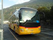 PostAuto Wallis - VS 241'984 - MAN am 1. Juli 2012 beim Bahnhof Brig