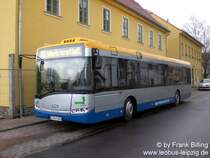 01.03.2008, Wagen 84, als Linie 65, Endstelle  Markranst�dt, Schulstra�e  