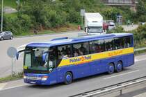 Setra 416 GT-HD de la maison Polster & Pohl photographi� le 08.07.2012 entre B�le et Berne 