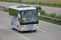 Setra 415 GT-HD de la maison Huber photographi� le 08.07.2012 � Oensingen